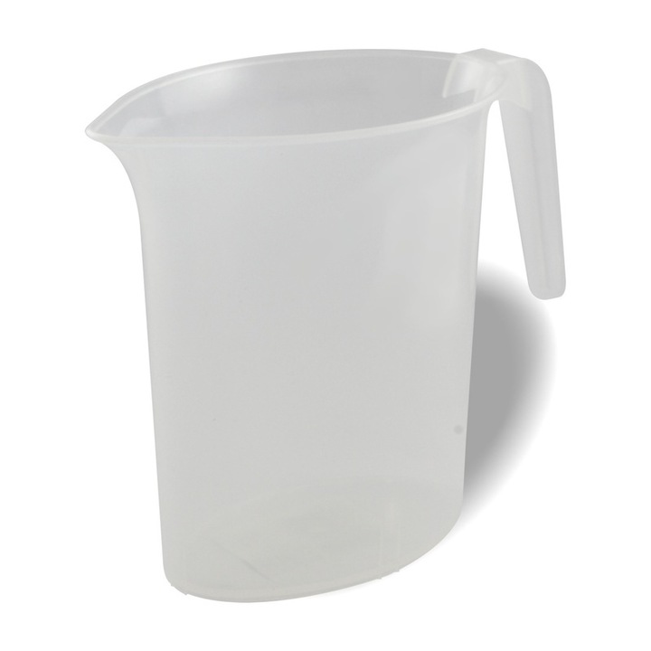 Artgos bögre, műanyag, átlátszó, 1L