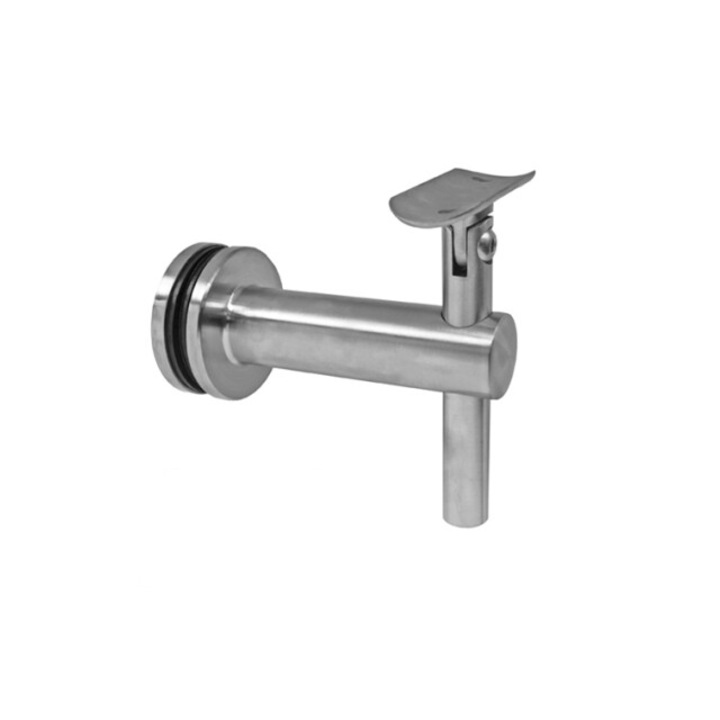 Suport pentru balustrada de perete 86X30-90 conectare phi 42 AISI 316 satinat reglabil