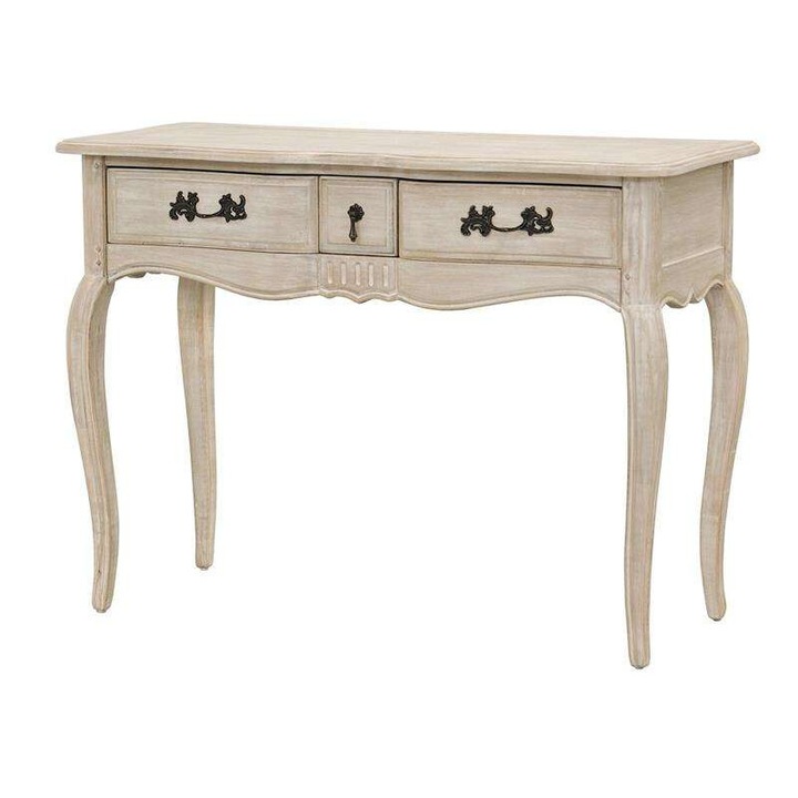 Конзола Livinhill Venezia Bianco VEB808K, ела, бежово, 110x47x80cm