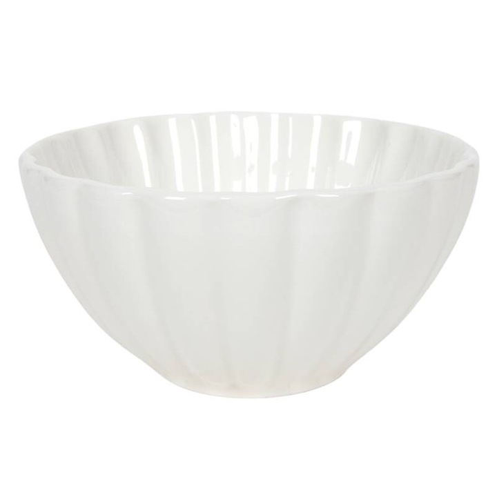 Tál MPLCo FLOWER WHITE, Kerámia, 350 ml, Fehér