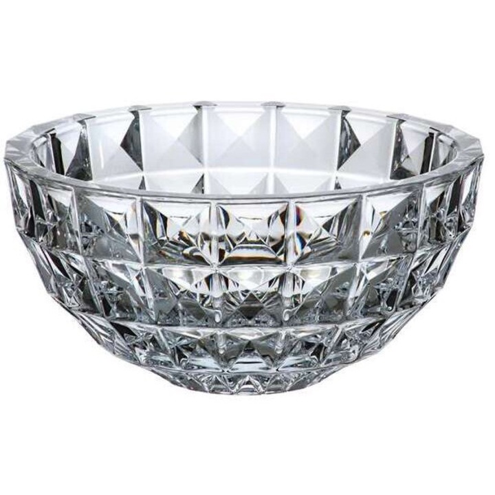 Bohemia Diamond tál, kristályüveg, átlátszó, 280mm