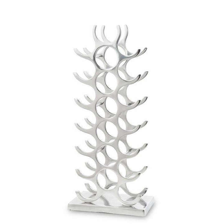 Art-Pol italtartó, fém, 78x33,5x19,5cm, ezüst