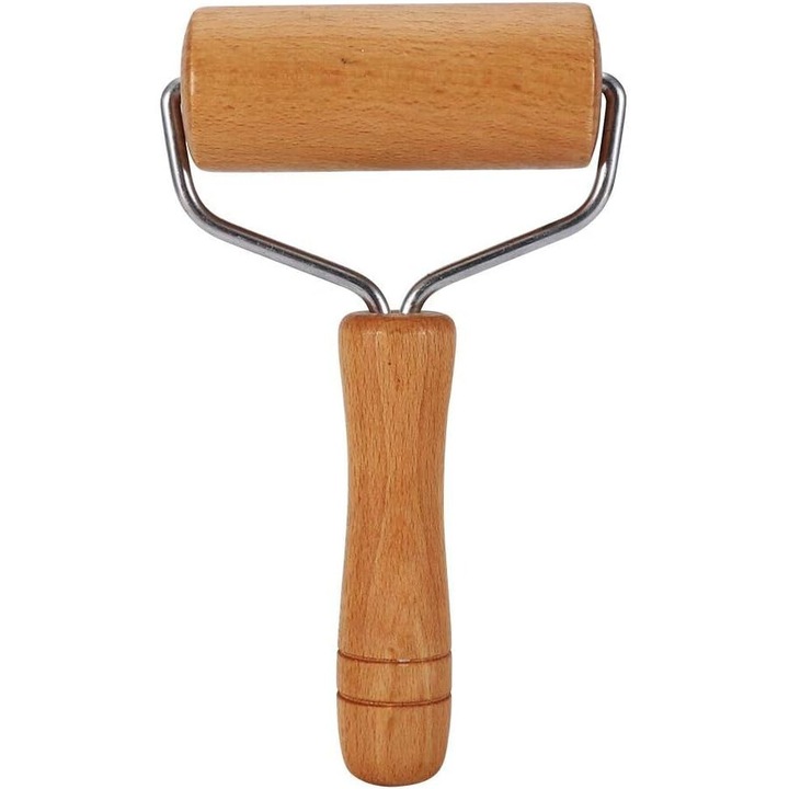 Дървена точилка KkvoGmle, комплект 2 в 1, кафяв цвят, размери 30x5 см