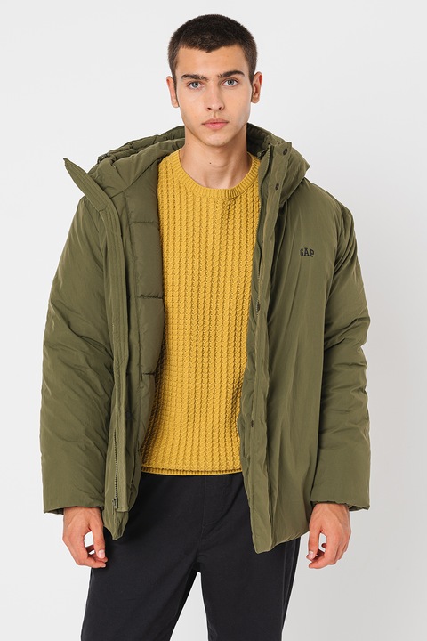 GAP, Geaca cu gluga, Verde sparanghel, XL