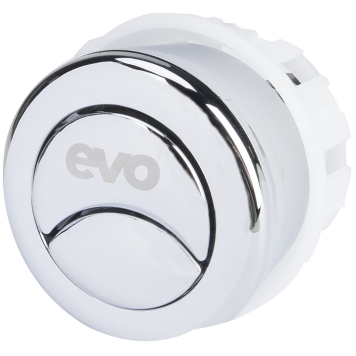 Buton cromat Vas WC cu actionare pneumatica