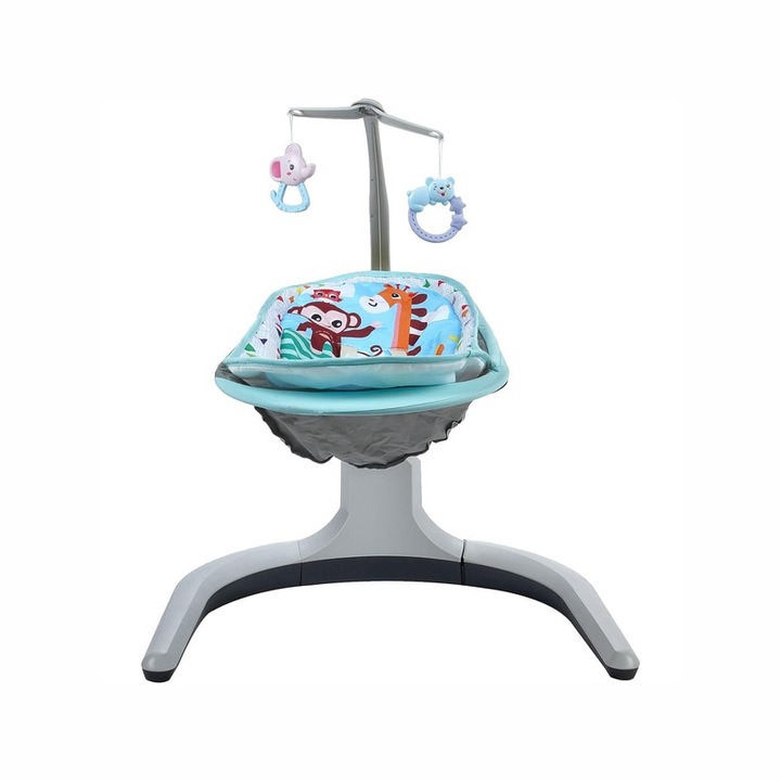 Balansoar electric 2 in 1, multifunctional, cu melodii si jucarii Yupy®