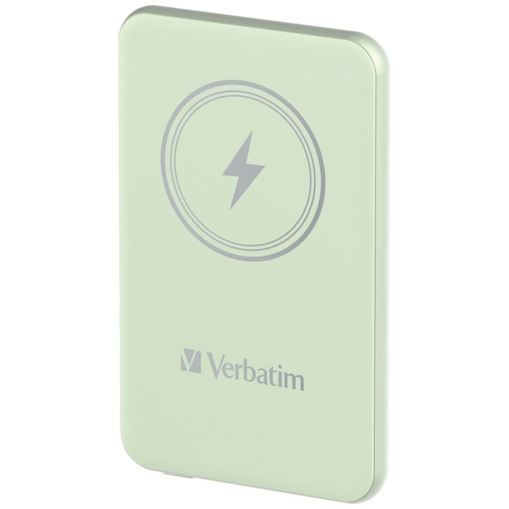 Powerbank Verbatim Charge 'n' Go, wireless, 5000mAh, verde