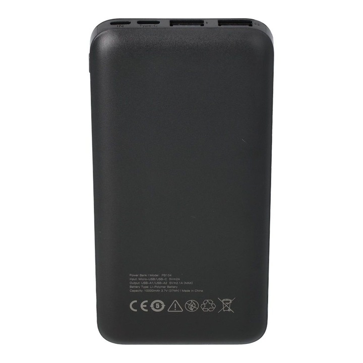 Avax PB103B LIGHTY 8000mAh PowerBank Black, 224054, Powerbank
