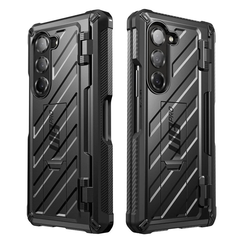 Carcasa 360 grade Supcase Unicorn Beetle Pro compatibila cu Samsung Galaxy Z Fold 6, Protectie display, Negru