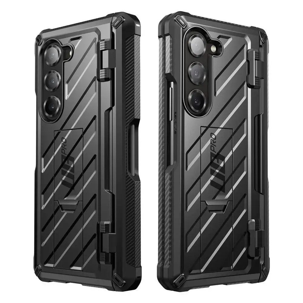 Carcasa 360 grade Supcase Unicorn Beetle Pro compatibila cu Samsung Galaxy Z Fold 6, Protectie display, Negru