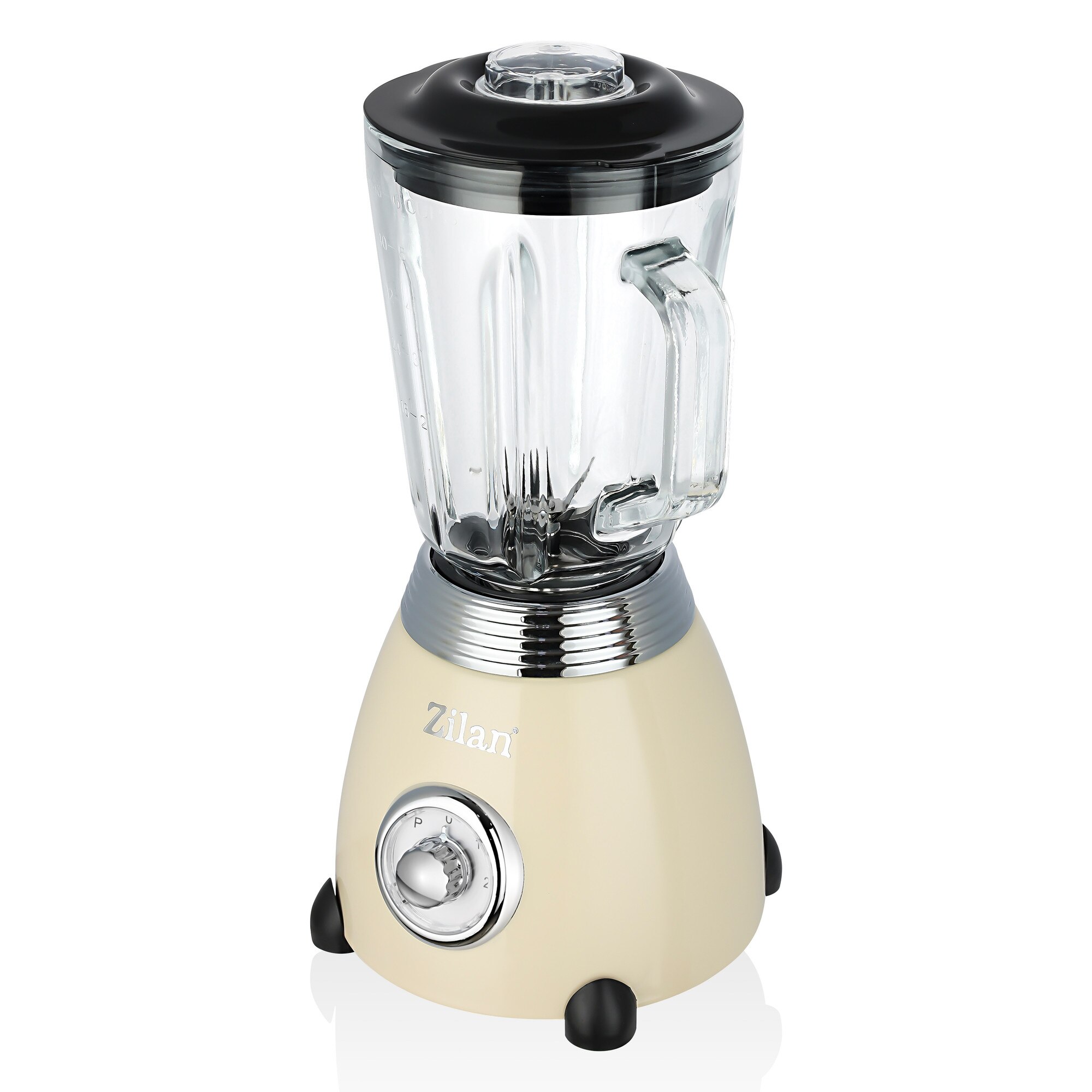 Blender Retro Zilan ZLN1207, putere 500W, capacitate 1.5L, 2