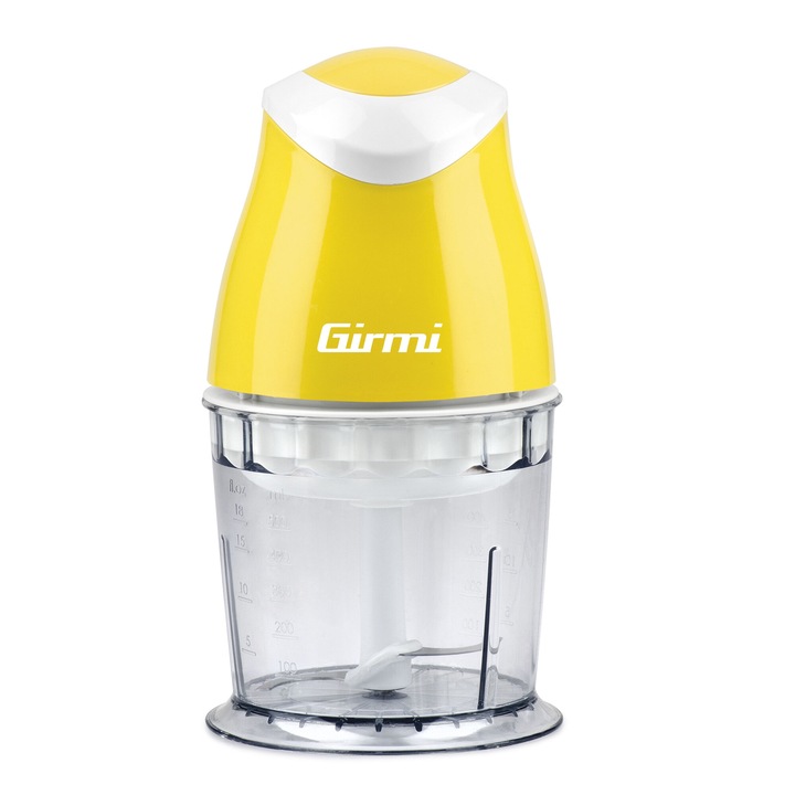 Tocator fructe si legume Girmi TR01, 350W, 500ml, galben
