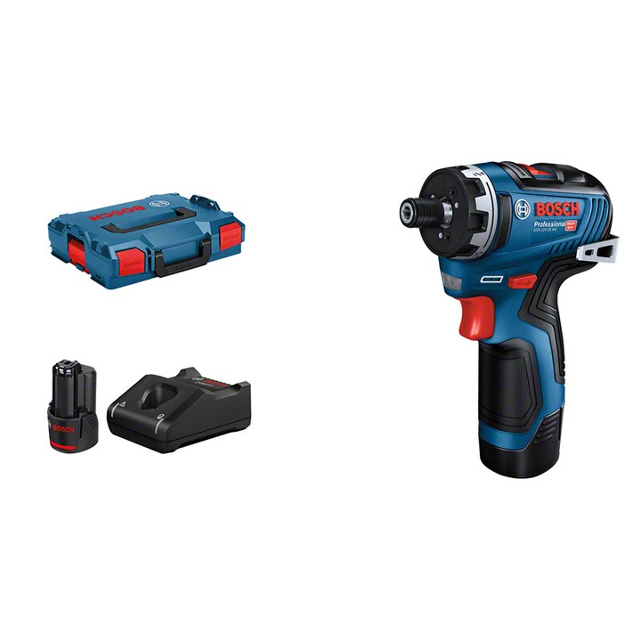Електрическа отвертка Bosch, 1750rpm, 12V, включени 2 батерии