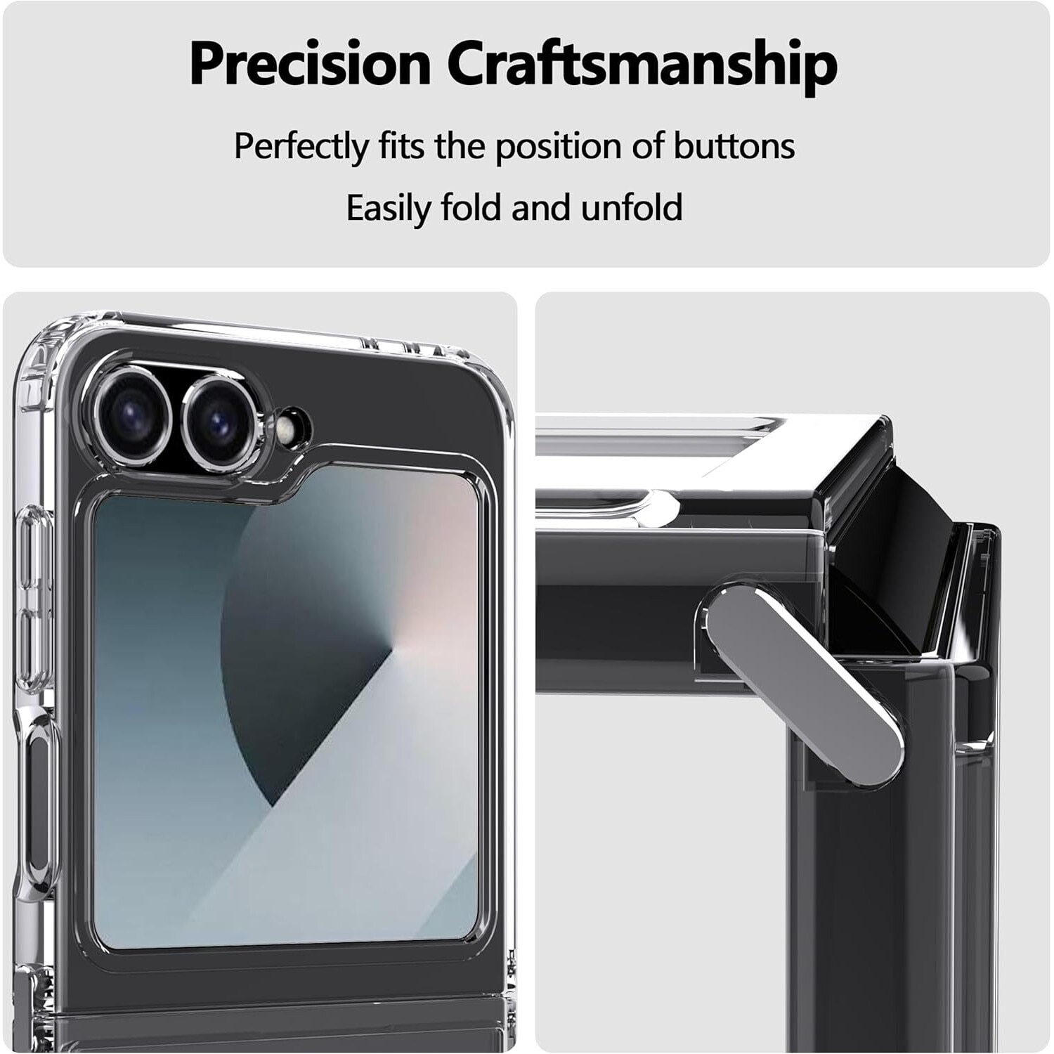 Husa pentru Samsung Galaxy Z Flip 7 FE / Flip 6 Anti-Shock 1.5mm transparent