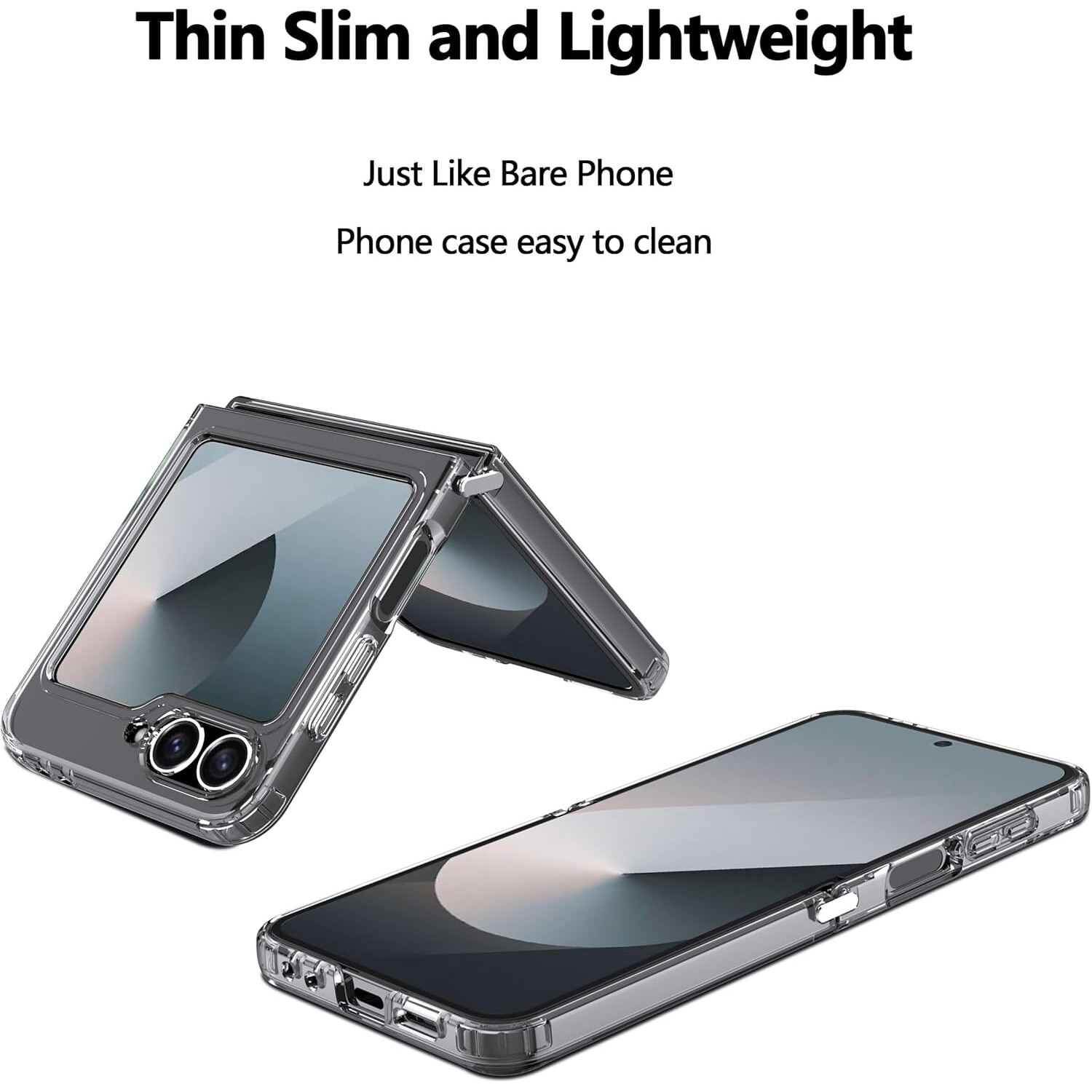 Husa pentru Samsung Galaxy Z Flip 7 FE / Flip 6 Anti-Shock 1.5mm transparent