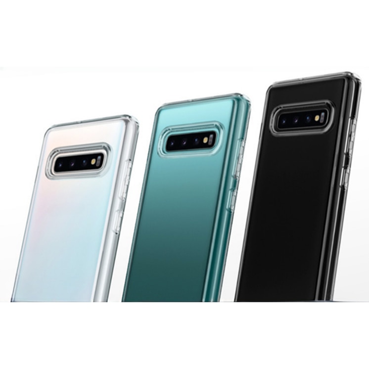 Husa protectie compatibila cu Samsung Galaxy S10, Premium Quality, Husa de protectie TPU usoara rezistenta la socuri Ultra Slim Clear, transparenta