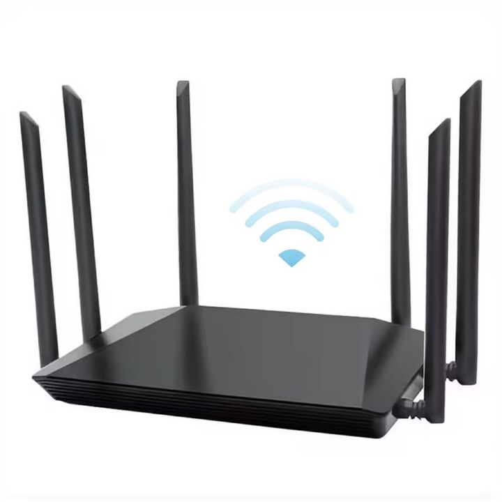 4G LTE безжичен рутер, WUrdan, 300Mbps, СЛОТ ЗА SIM КАРТА, 6 антени, Negur