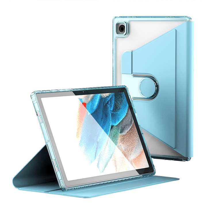 Кейс съвместим с Samsung Galaxy Tab A8 10.5 2021, Crystal Vision, U40, Premium Lexgard, Син