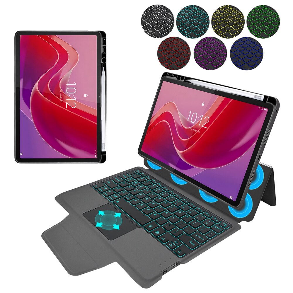 Billentyűzet borító Lenovo Tab M11-hez Techsuit KeyTab Pro