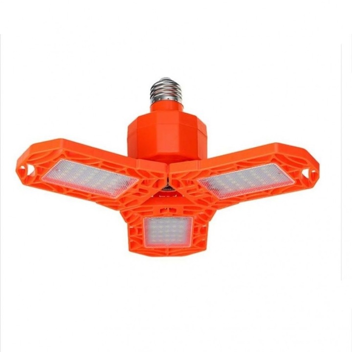 Bec LED RoveRim, Portocaliu cu 3 Clape Flexibile 40W