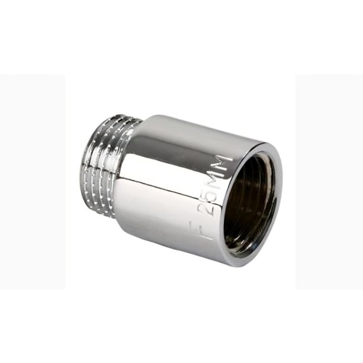 Prelungitor baterie 3/4"-10 mm, crom, filet int-ext