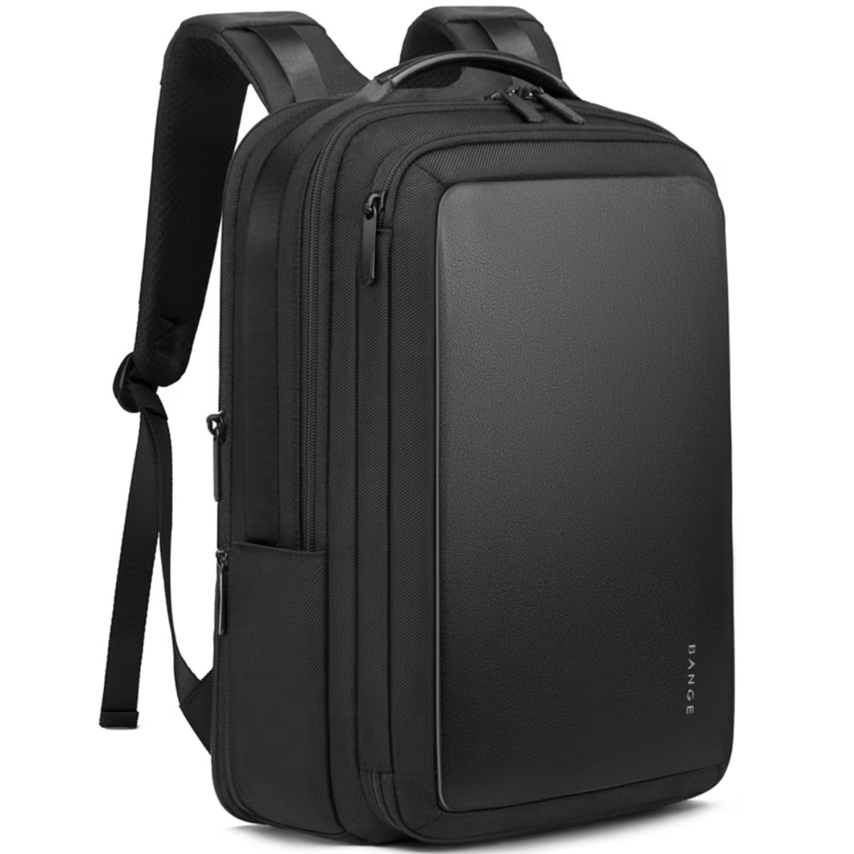 Rucsac Multifunctional pentru Laptop de 15.6 inch, de Calatorie, BANGE, Extensibil cu Port de Incarcare USB integrat, Design Casual, Buzunare Multiple, Impermeabil, Rezistent la uzura, 43x31x16 cm, Negru