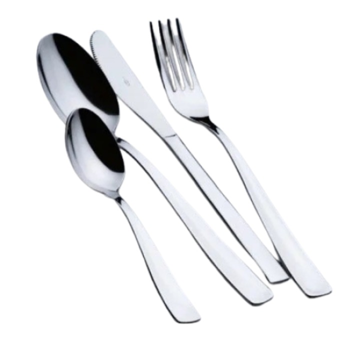 Set tacamuri 12 bucati, 3 furculite, 3 cutite, 3 linguri si 3 lingurite din inox