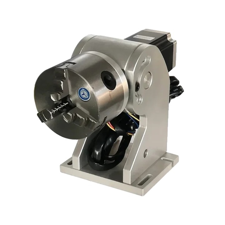 Szállézeres jelölőgép, teljesítmény 30W, arany és ezüst gravírozás, forgástengely