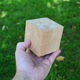 Cub din lemn de fag, 8 cm