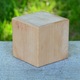 Cub din lemn de fag, 8 cm