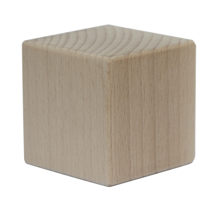 Cub din lemn de fag, 5 cm
