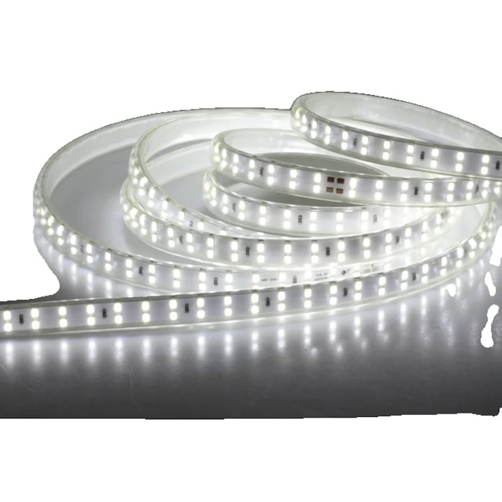 Banda LED rezistenta la apa IP67, 180LEDs/m, alb cald/natural/alb, 6m
