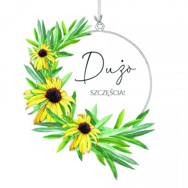 Felicitare Clear Creations, colectia Swarovski, cu cristal, 155x155mm