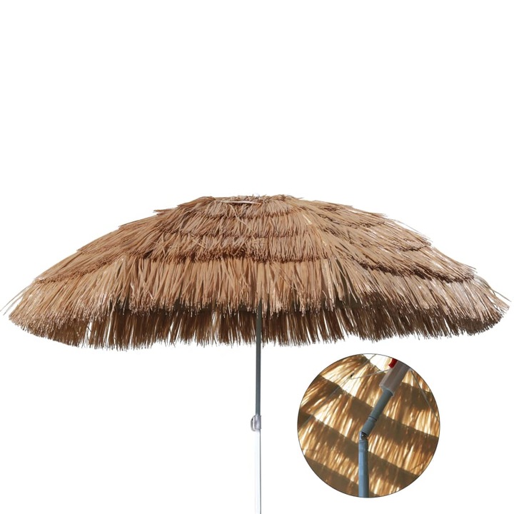 HI Hawaï bézs strandnapernyő 160 cm 423956
