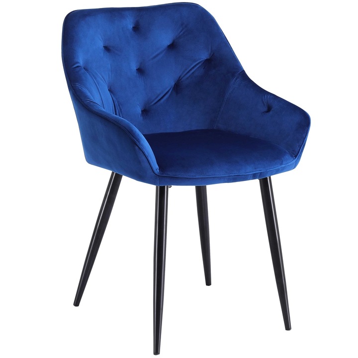 Étkezőszék, Halmar, K487, gránát / fekete