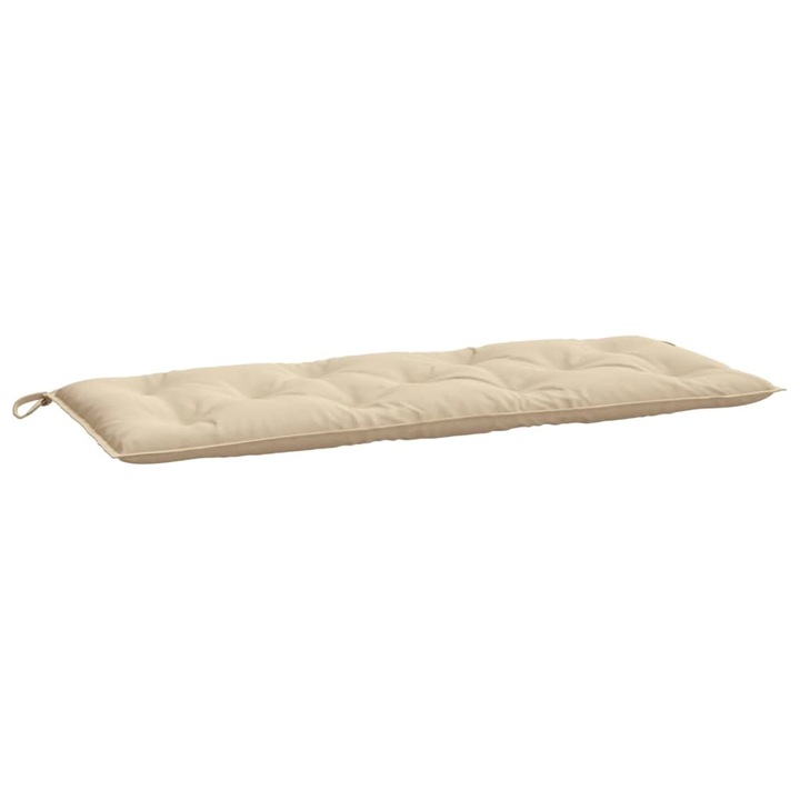 Perna banca de gradina vidaXL, bej, 120x50x7 cm, material oxford, 1.4 Kg