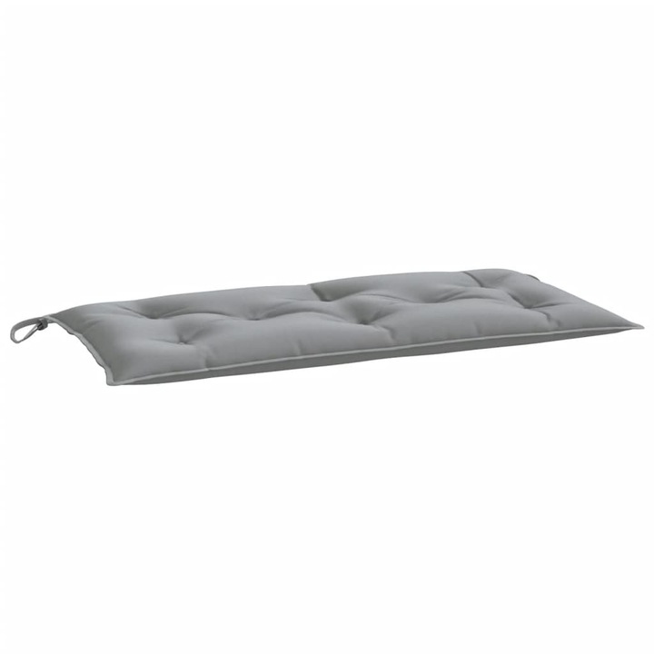 Perna banca de gradina vidaXL, gri, 100x50x7 cm, material oxford, 1.1 Kg