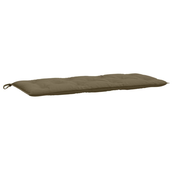 Perna banca de gradina vidaXL, melanj gri taupe, 120x50x7 cm, textil, 1.45 Kg