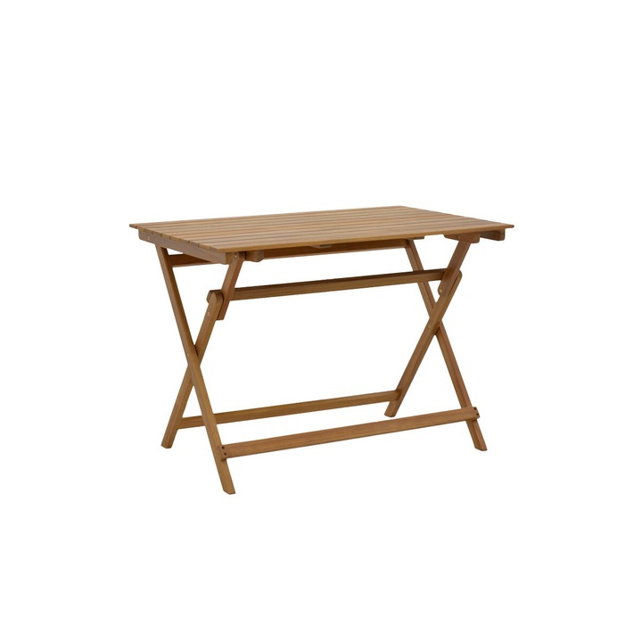 Маса Puzzle-home Jaybo, Естествено акациево дърво, 100x65x72 см