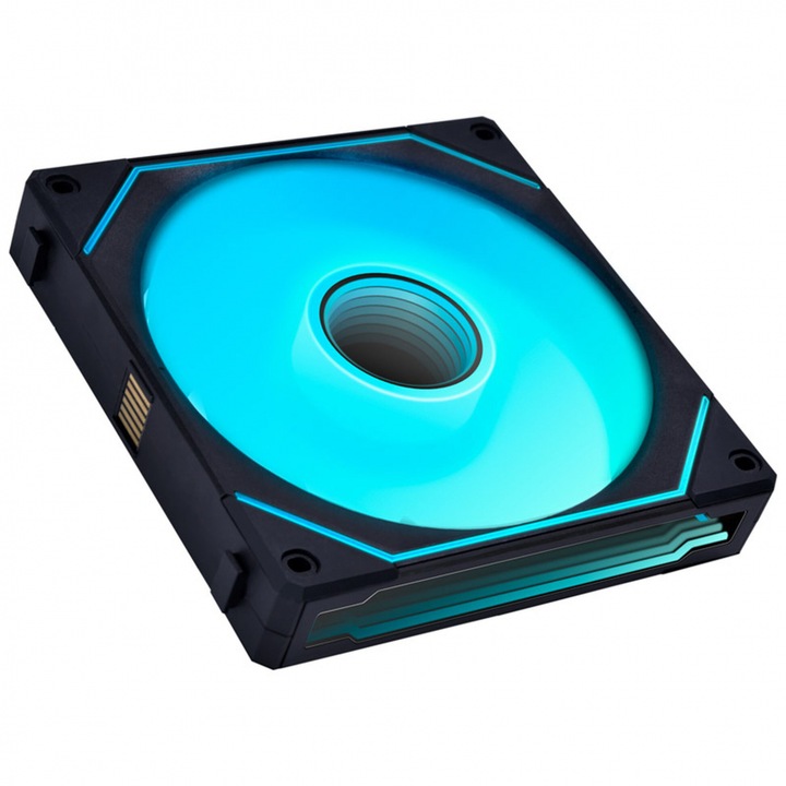 PC ventilátor Lian-Li UNI SL-INF fordított lapát, 140 ARGB PWM, fekete