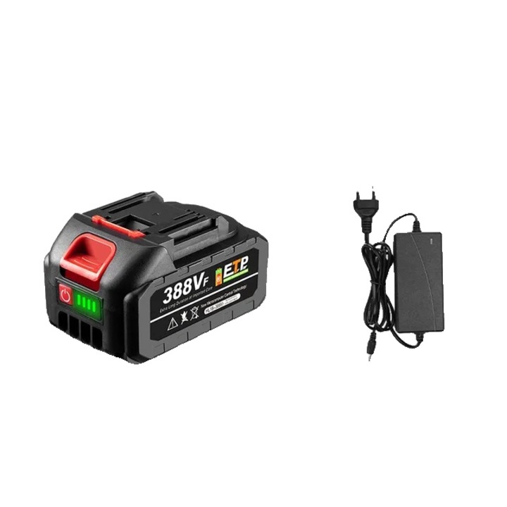 Lítium-Ion akkumulátor, kompatibilis Makita B sorozat, 22500mAh, 18-21V, szett 1x388VF EU töltővel