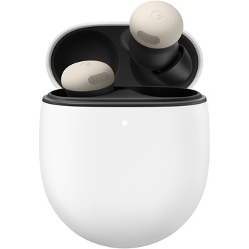 Casti In-Ear Google Pixel Buds Pro 2, True Wireless, ANC, Google AI, Bluetooth, Microfon, Fast Pair, IPX4, Autonomie 34 ore, Porcelain