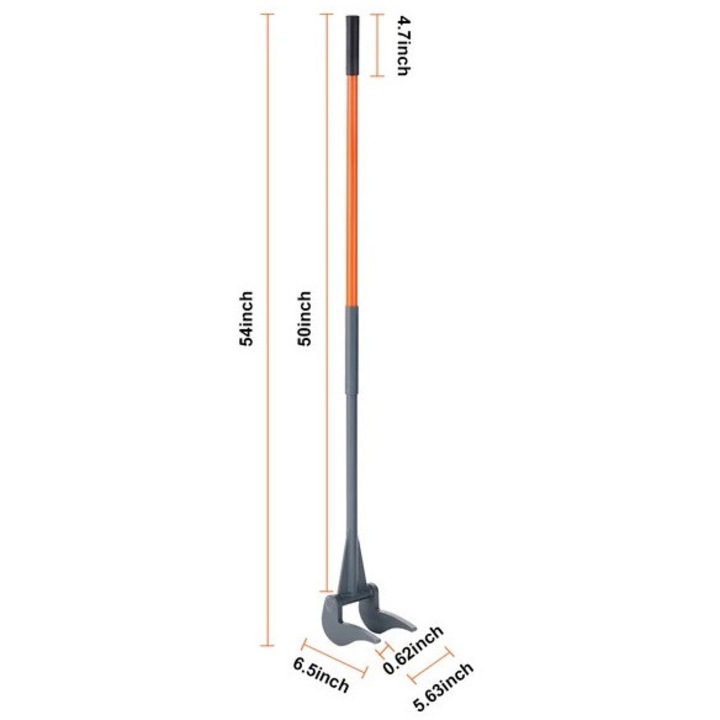 Scula de demolare pentru paleti, Carbon Steel, maner ergonomic 41 inch, capacitate maxima 2000 lbs