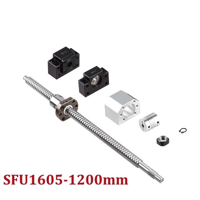 Kit sina lineara si surub cu bila SFU1605, 1200mm, precizie C7