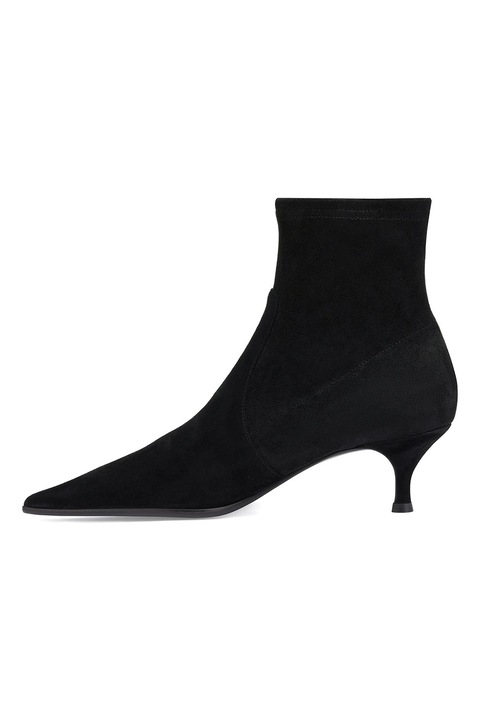 Potamy, Botine cu varf ascutit, Negru, 40