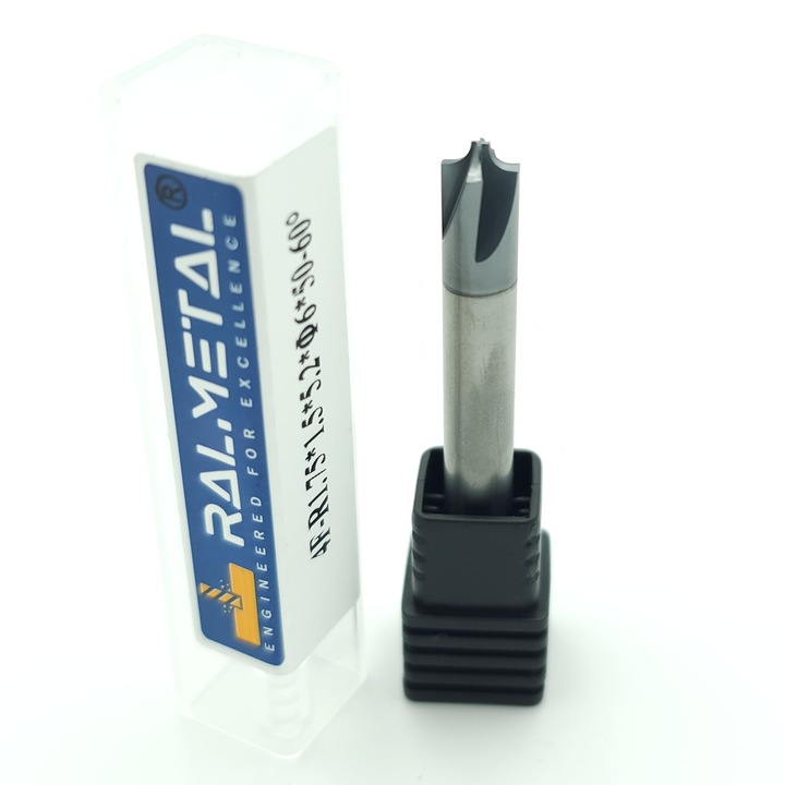 Freza sfert concava R1.75 x 1.5 x 5.2 x 6D x 50 mm AlTiN 60 HRC