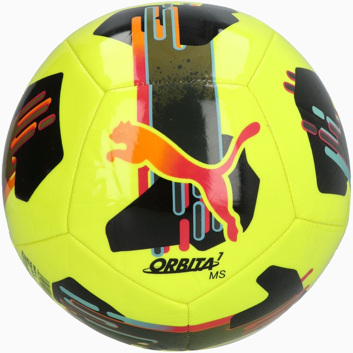 Minge fotbal Puma Orbita 7 MS, marime 5, galben/negru