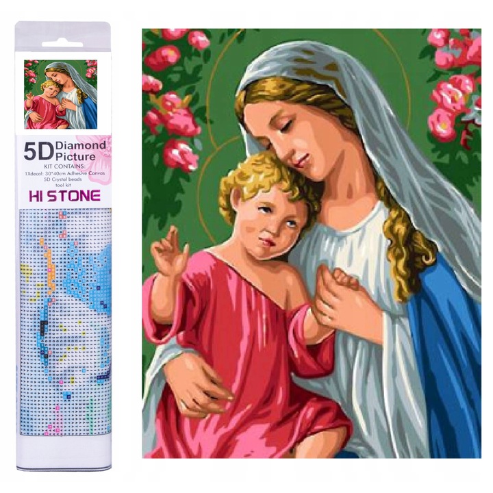 Set de Broderie cu Diamante 5D Norimpex, 30x40cm, Multicolor