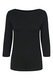 Vero Moda, Bluza din amestec de modal cu maneci 3/4, Negru, XL