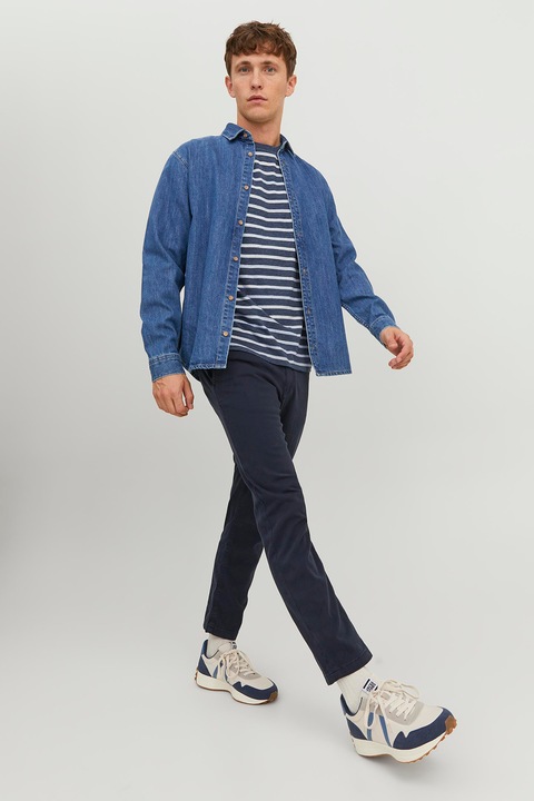 Jack & Jones, Pantaloni chino regular fit, Bleumarin, W28-L32